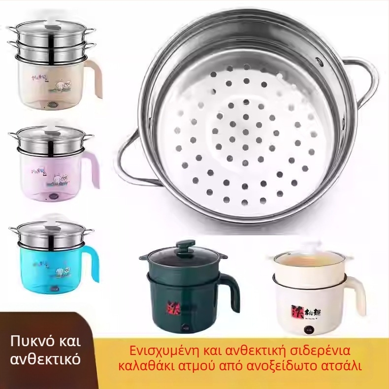 Ηλεκτρική κατσαρόλα CW-1.8, εσωτερικός κάδος από ανοξείδωτο ατσάλι, μηχανικός έλεγχος με κουμπιά, διπλής στρώσης κατασκευή, χωρητικότητα 1,8 L, ενσωματωμένη λειτουργία καθαρισμού