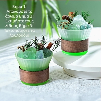 Γυάλινο διακοσμητικό για αρωματοθεραπεία, στυλ ελαφρού πολυτελείας, διακόσμηση υπνοδωματίου