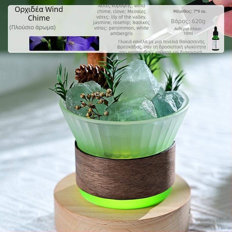 Γυάλινο διακοσμητικό για αρωματοθεραπεία, στυλ ελαφρού πολυτελείας, διακόσμηση υπνοδωματίου