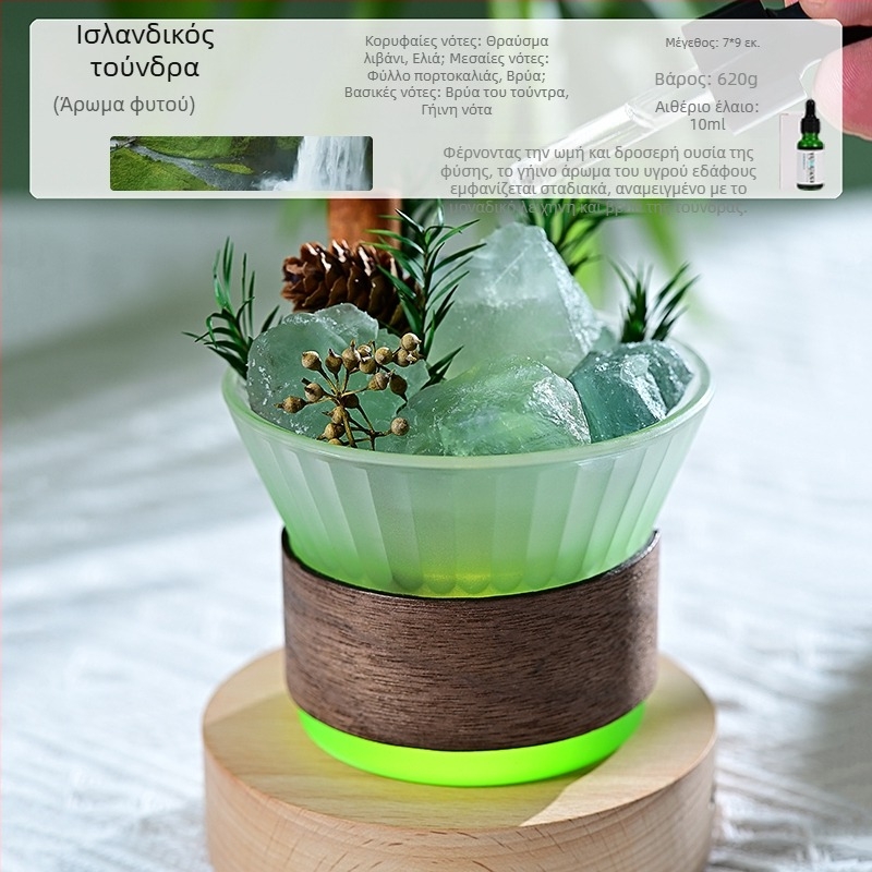 Γυάλινο διακοσμητικό για αρωματοθεραπεία, στυλ ελαφρού πολυτελείας, διακόσμηση υπνοδωματίου