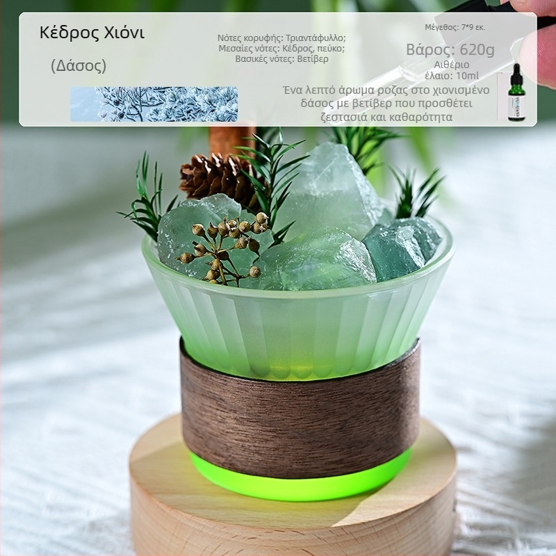 Γυάλινο διακοσμητικό για αρωματοθεραπεία, στυλ ελαφρού πολυτελείας, διακόσμηση υπνοδωματίου