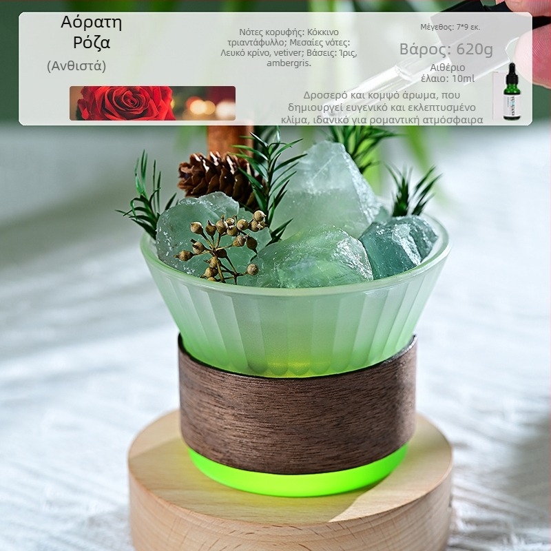 Γυάλινο διακοσμητικό για αρωματοθεραπεία, στυλ ελαφρού πολυτελείας, διακόσμηση υπνοδωματίου