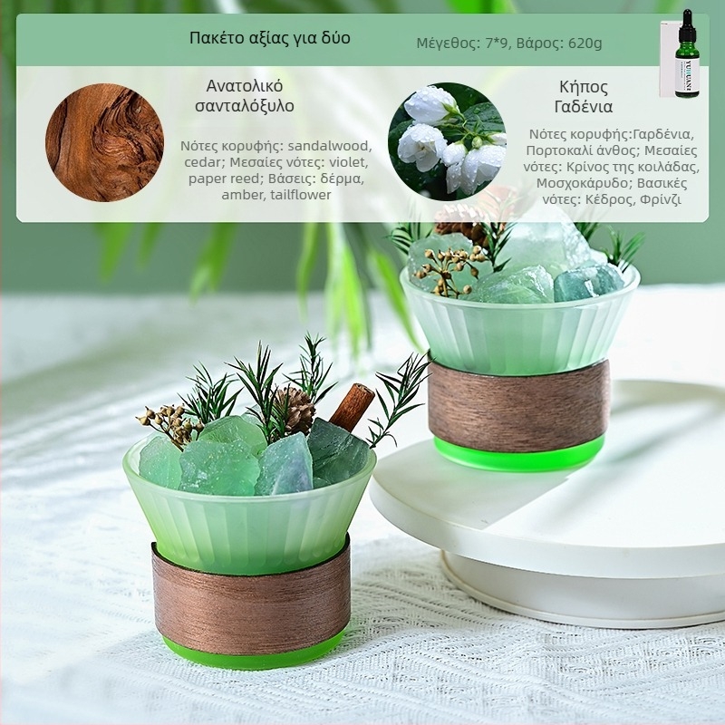 Γυάλινο διακοσμητικό για αρωματοθεραπεία, στυλ ελαφρού πολυτελείας, διακόσμηση υπνοδωματίου