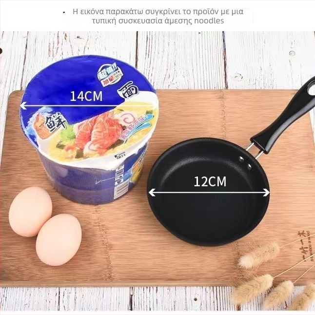 Τηγάνι με Μαϊφαν λίθο, αντικολλητικό, με γυάλινο καπάκι (Συμβατό με επαγωγή, μονοβάθμιο κάτω, γενική χρήση)