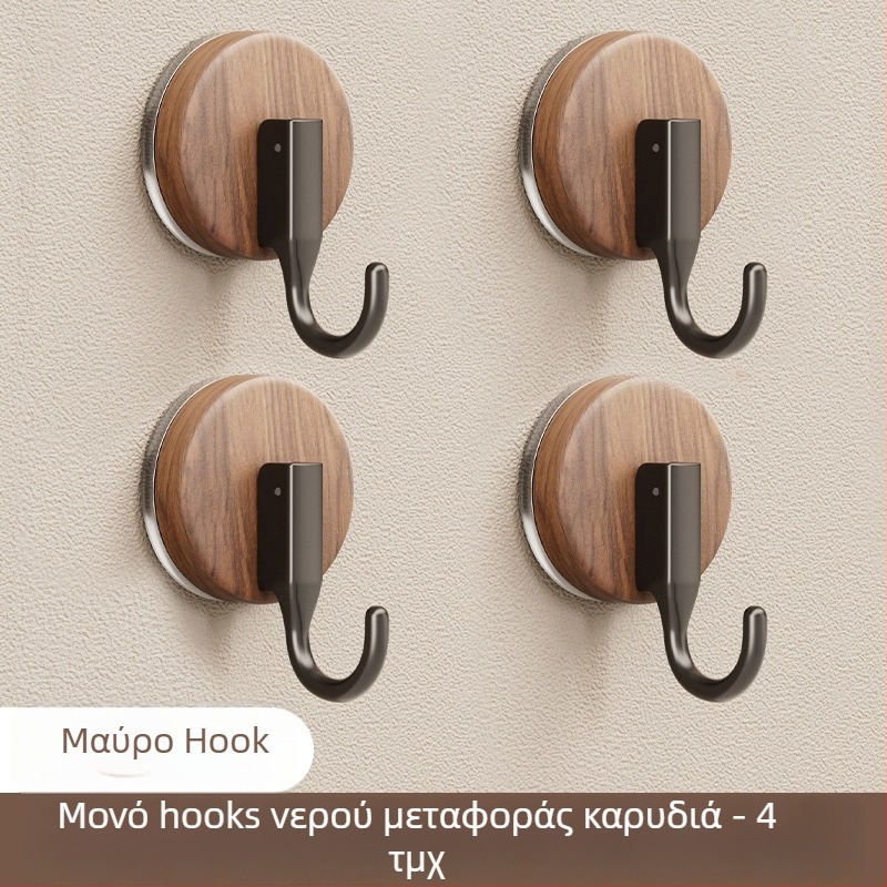 Αγκίστρι αναρρόφησης για κρεμάστρα — αντιϊκό στυλ, ABS υλικό, εγκατάσταση χωρίς διάτρηση, κατάλληλο για μπάνιο και κουζίνα