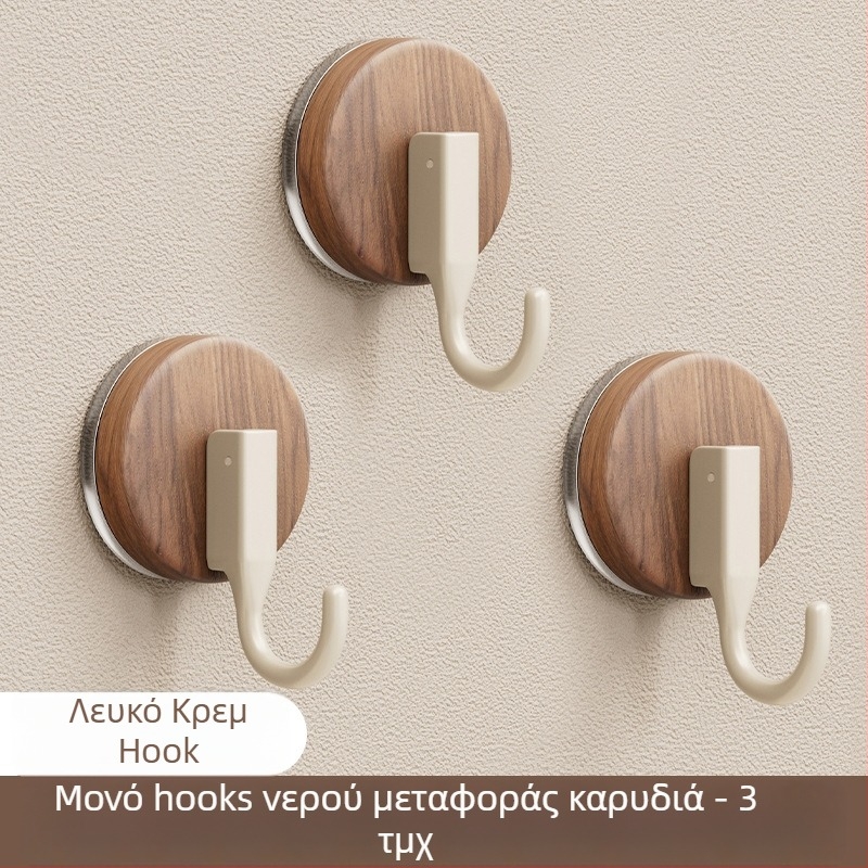 Αγκίστρι αναρρόφησης για κρεμάστρα — αντιϊκό στυλ, ABS υλικό, εγκατάσταση χωρίς διάτρηση, κατάλληλο για μπάνιο και κουζίνα