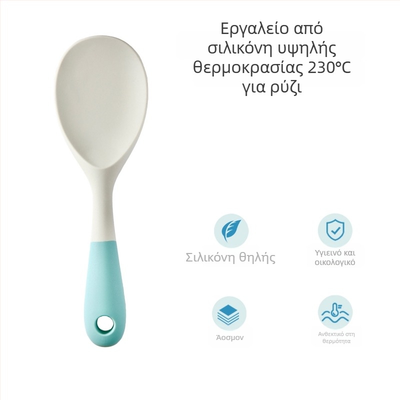 Xukang σετ σιλικόνης σπατουλών, 4 τεμάχια, με κλιπ φαγητού και κουτάλι σούπας, αντικολλητικές, αντιολισθητικές, ανθεκτικές σε υψηλές θερμοκρασίες