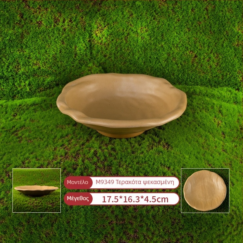 Μελαμινένιο επίπεδο ορθογώνιο πιάτο για κατσαρό θερμό pot και μπάρμπεκιου — γυαλισμένη επιφάνεια, προσαρμόσιμος σχεδιασμός