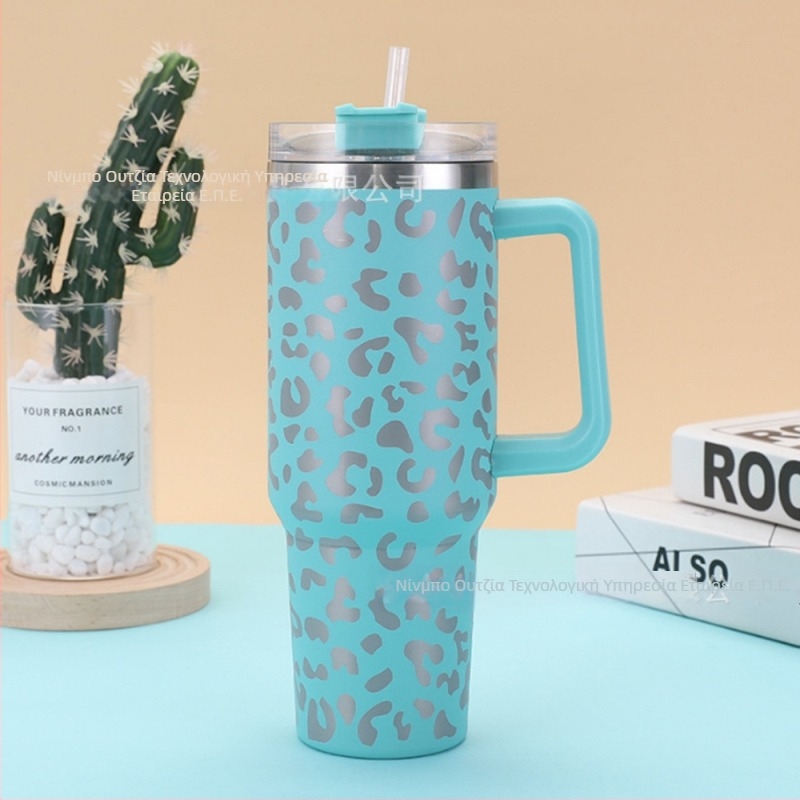 Αναδιπλούμενο θερμός κύπελλο, διπλής στρώσης κενού μόνωσης, εσωτερικό 304 ανοξείδωτο ατσάλι / εξωτερικό 201 ανοξείδωτο ατσάλι, ανθεκτικό στη διαρροή, με χειρολαβή και βιδωτό καπάκι