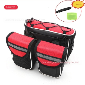 Τσαντα μπροστινού πλαισίου ποδηλάτου – σκληρός κέλυφος, αδιάβροχη, χωρητικότητα 2 L, μοντέλο 21, πολυεστέρας, κατάλληλη για ποδήλατα βουνού και δρόμου