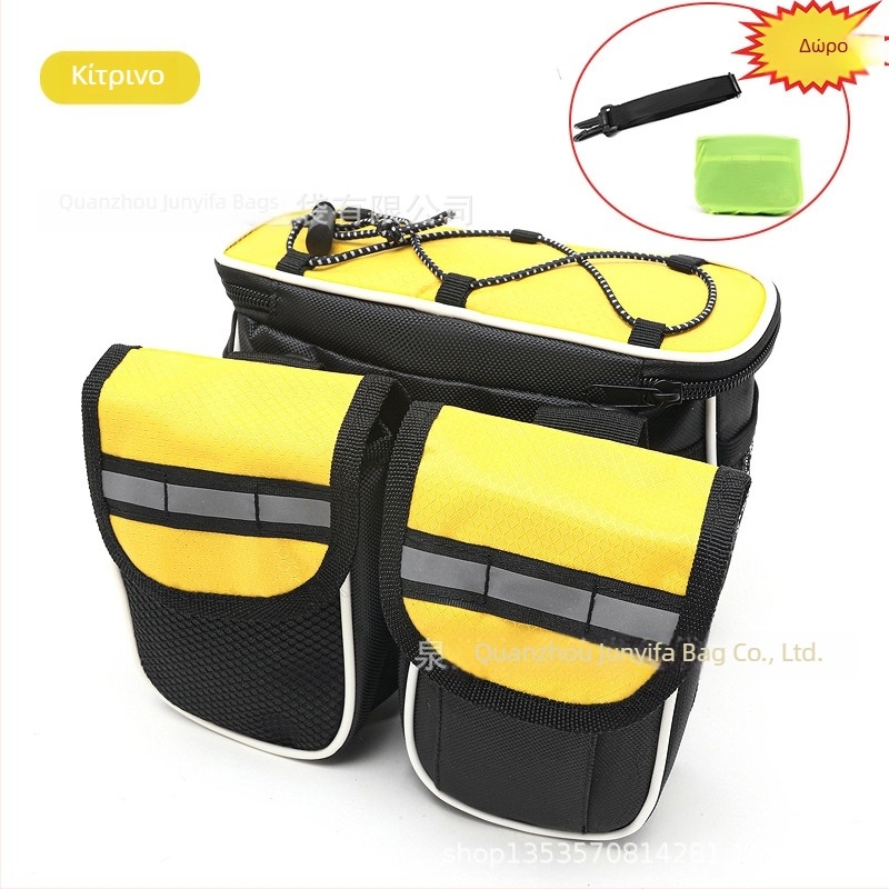 Τσαντα μπροστινού πλαισίου ποδηλάτου – σκληρός κέλυφος, αδιάβροχη, χωρητικότητα 2 L, μοντέλο 21, πολυεστέρας, κατάλληλη για ποδήλατα βουνού και δρόμου