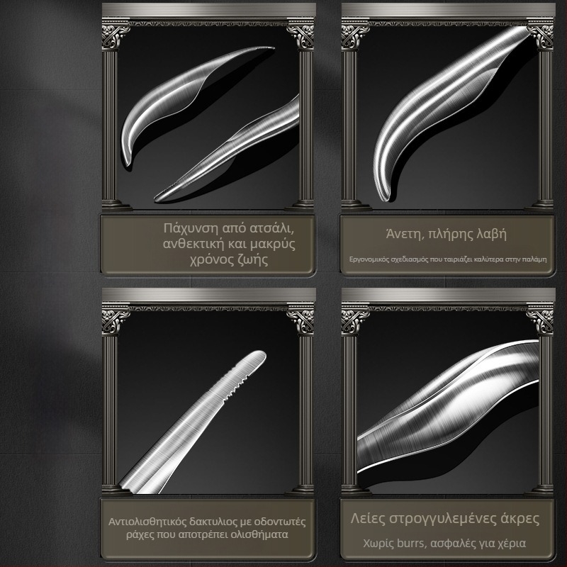 AKL εργαλείο καθαρισμού γαριδας, 304 ανοξείδωτο ατσάλι, πολυλειτουργικό, προσαρμογή επεξεργασίας, εκτυπωμένο λογότυπο