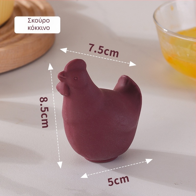 Διαχωριστής ασπραδιού από σιλικόνη — σχέδιο κοτόπουλου, Kesi, μη ηλεκτρικός, οικιακή κουζίνα