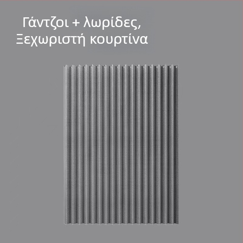 Αναδιπλούμενη κουρτίνα ντους από πολυεστέρα, Ευρωπαϊκού στυλ, μονόχρωμη, αδιάβροχη και ανθεκτική σε μούχλα