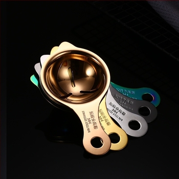 Διαχωριστής ασπραδιών από ανοξείδωτο ατσάλι 304, μη ηλεκτρικός, με δυνατότητα εκτύπωσης λογοτύπου, μοντέρνος σχεδιασμός κουζίνας