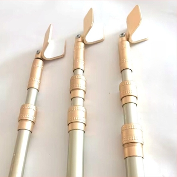 Βάση από άνθρακα για δίχτυ ψαρέματος - σετ με τηλεσκοπική πτυσσόμενη ράβδο, περιστροφή πολλαπλών κατευθύνσεων, τύπος μπαταρίας