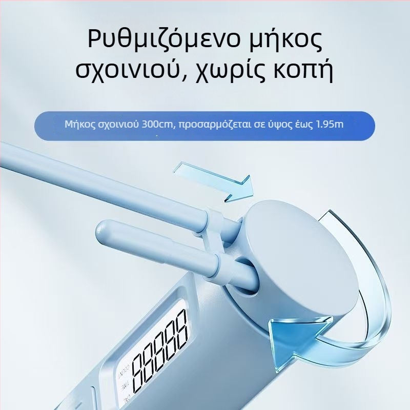 Changfeng Ασύρματο σκοινάκι για άλματα με βαριά μπάλα και ατσάλινο σκοινί, μετρητής επαναλήψεων, ABS υλικό, μοντέλο Ts55, εξοπλισμός οικιακής γυμναστικής