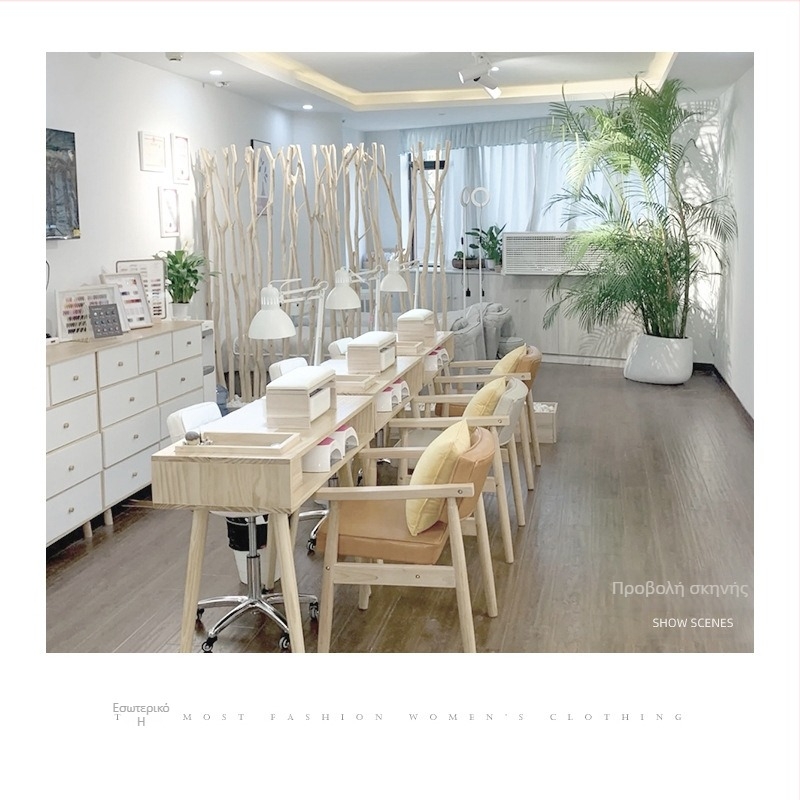 Εργαλείο μαξιλαράκι χεριών μανικιούρ ιαπωνικού στυλ, ξύλινη επιτραπέζια βάση, απλός ξύλινος σχεδιασμός, συμβατό με λαμπτήρα φωτοθεραπείας