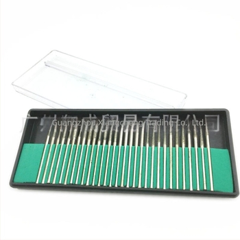 Κεφαλή λείανσης νυχιών από κράμα με διαμαντικές ίνες, για ηλεκτρικό λίμαρισμα νυχιών, σετ 30 τεμαχίων, ανοξείδωτος χάλυβας, εργαλείο επιφανειακής λείανσης νυχιών, 95 g