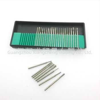 Κεφαλή λείανσης νυχιών από κράμα με διαμαντικές ίνες, για ηλεκτρικό λίμαρισμα νυχιών, σετ 30 τεμαχίων, ανοξείδωτος χάλυβας, εργαλείο επιφανειακής λείανσης νυχιών, 95 g