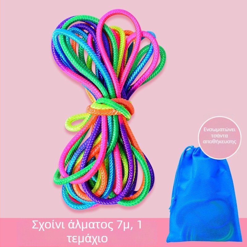 Παιδικό σκοινί για άλματα με καουτσούκ — Υλικό: Καουτσούκ, Υψηλή ελαστικότητα, Ανθεκτικό, Μήκος 5–20 μ., Προέλευση Zhejiang
