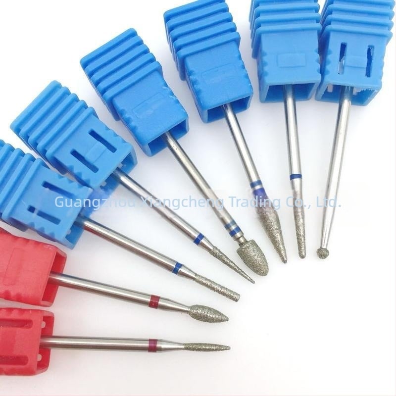 Διαμαντική κεφαλή λείανσης νυχιών για μανικιούρ, ανοξείδωτο ατσάλι και διαμάντι, 6 g καθαρή μάζα, εργαλείο επιφανειακής λείανσης για νύχια, άνετες καλλυντικές ιδιότητες