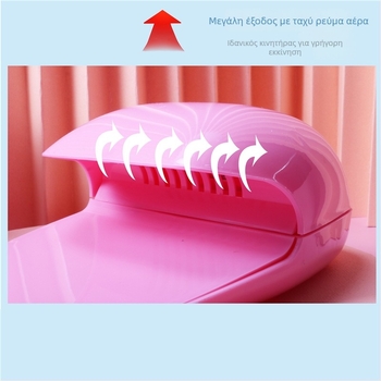 Μίνι στεγνωτήρας νυχιών YUJIA — προέλευση Yiwu, μηχανή νυχιών, καθαρό βάρος 199 g, διάρκεια ζωής 3 έτη, αδειοδοτούμενη ιδιωτική ετικέτα