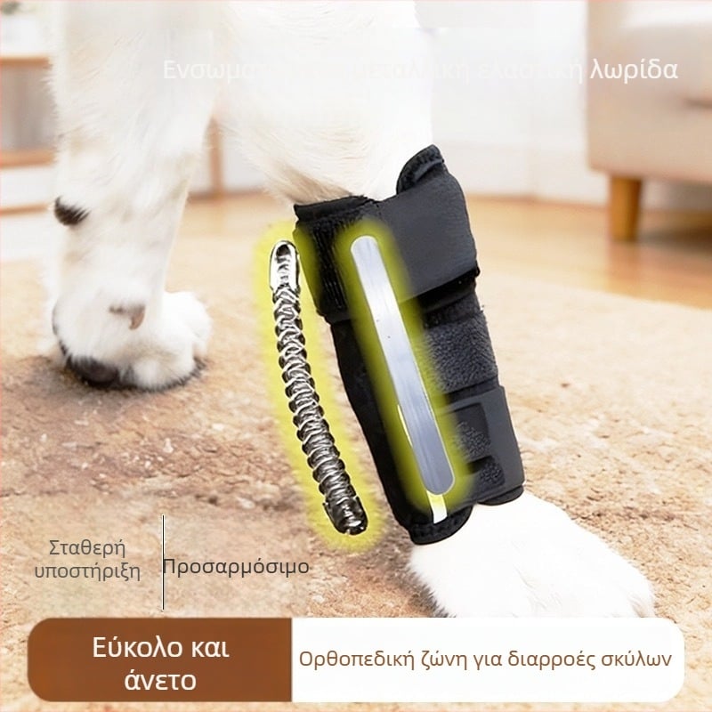 Εξωτερική σταθεροποίηση ποδιού για σκύλους και γάτες, μπροστινά και πίσω πόδια, ενιαία εφαρμογή, CX72110