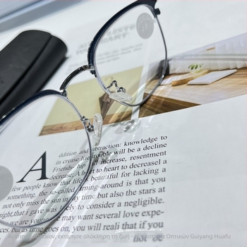 Γυαλιά ανάγνωσης με ρετρό πλήρη μεταλλική κατασκευή, φακοί ρητίνης κατά της μπλε ακτινοβολίας, κατάλληλα για μικρά πρόσωπα