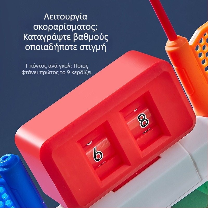 Δύο παίκτες επιτραπέζιο ποδόσφαιρο – ABS υλικό, μάρκα Little Bass, διπλή μάχη για συντονισμό χεριού-ματιού και βελτιωμένος παιγνιδικός μηχανισμός; κατάλληλο για ηλικίες 4–6, 7–14 και 15–35