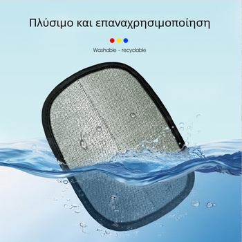 Γάντια Αφαίρεσης Τριχών από Κατοικίδια, Υφασμάτινη Κατασκευή, Τετράγωνο Σχήμα Χτένας και Διπλής Κατεύθυνσης Βούρτσα