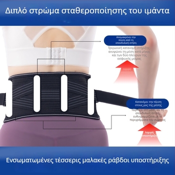 Προστασία μέσης για μπάσκετ με διαπνέον σχεδιασμό, πολυεστερικό ύφασμα και νάιλον