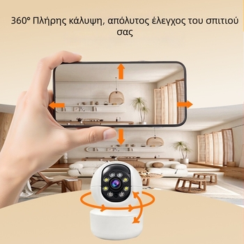 Εσωτερική κάμερα επιτήρησης 4G με νυχτερινή όραση 0.00001 lux, αισθητήρας 1/2.9, λειτουργία συναγερμού, τροφοδοσία 48V