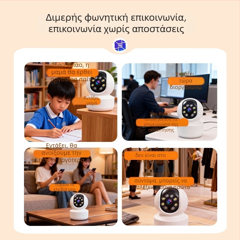 Εσωτερική κάμερα επιτήρησης 4G με νυχτερινή όραση 0.00001 lux, αισθητήρας 1/2.9, λειτουργία συναγερμού, τροφοδοσία 48V