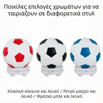 Bluetooth ηχείο με ατμοσφαιρικό φωτισμό, 5W ισχύς, ενσωματωμένη μπαταρία 1200–2000mAh, 360° ήχος περιβάλλοντος