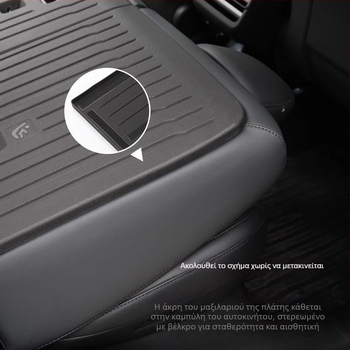 Tesla Model Y εμπρός και πίσω πατάκια αποσκευών, TPE, εγκατάσταση με κόλλα