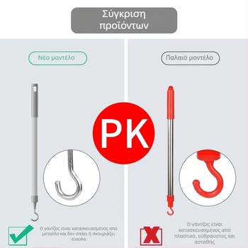 Zina Ανυψωτής Καπακιού Κλας Τουαλέτας – Ανοξείδωτος χάλυβας και PP, εργονομικός, μοντέρνος μινιμαλιστικός σχεδιασμός