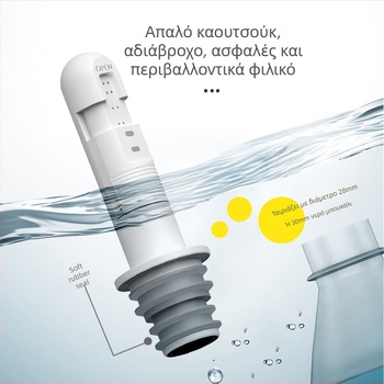 Χειροκίνητο φορητό μπιντέ για γυναικεία υγιεινή — ABS υλικό, λειτουργία έκπλυσης, κατασκευή με έγχυση, εσωτερική διάμετρος 21–25 mm