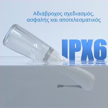 Φορητό επαναφορτιζόμενο ηλεκτρικό μπίντε για γυναίκες, χειροκίνητη χρήση, ιατρικού επιπέδου, ABS+PC+σιλικόνη