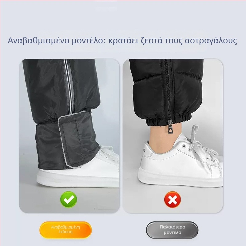 Επιγονατίδες για ηλεκτρικά οχήματα – χειμερινό μοντέλο με αερο- και αδιάβροχη προστασία, αντίσταση στο κρύο και ζεστασιά; παχιές; για ποδηλασία, διανομή και οδήγηση μηχανής; ενήλικες, άνοιξη 2025