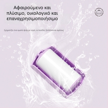 Φορητός πλενόμενος ρολός απομάκρυνσης τρίχας — για ρούχα και κατοικίδια, μάρκα Jianfan, Υλικό PP+ABS, Στυλ Light Luxury, Διαθεσιμότητα φθινόπωρο 2025