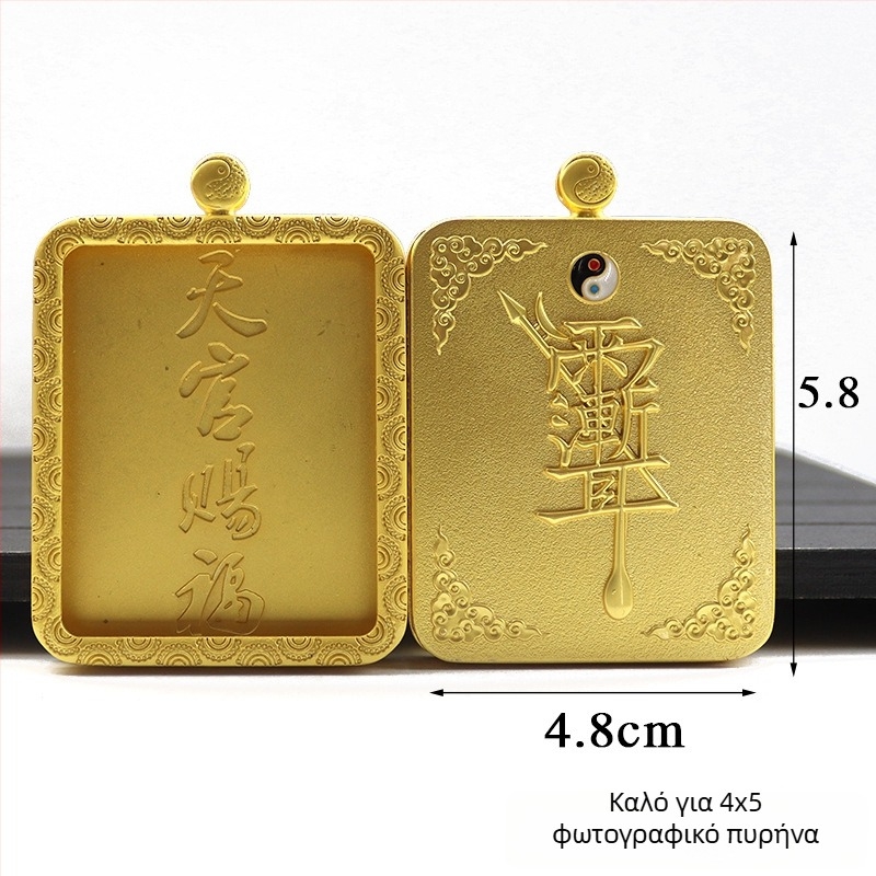 Κολιέ από κράμα, μη κανονικού σχήματος, ηλεκτροπλακίωση, εθνικό ύφος