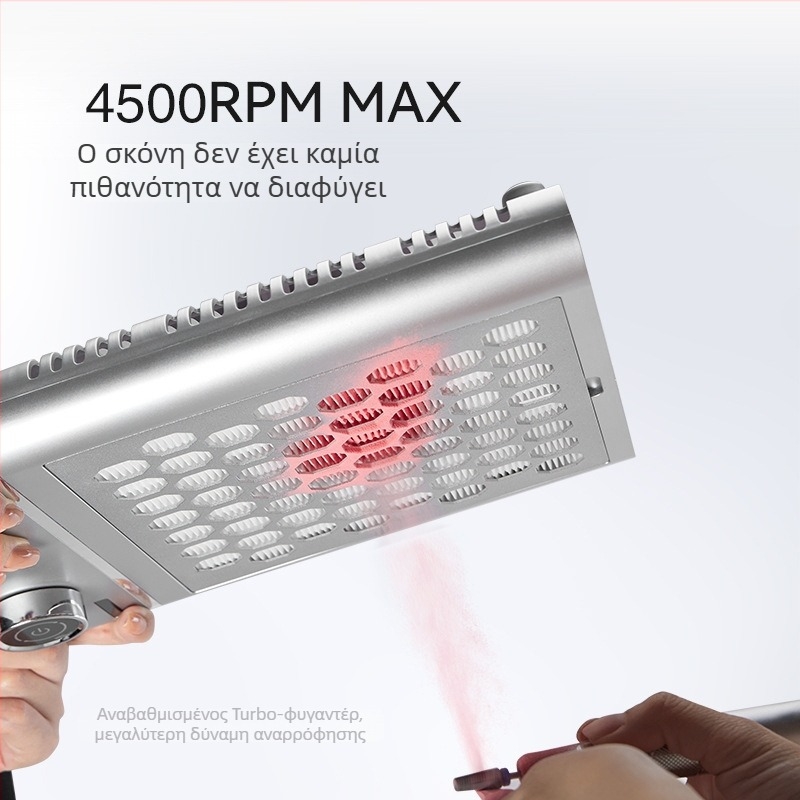 Three-Color Fish δεύτερη γενιά συσκευή απορρόφησης σκόνης νυχιών, υπερ-λεπτή επίπεδη σχεδίαση, αθόρυβο εργαλείο αφαίρεσης και λείανσης