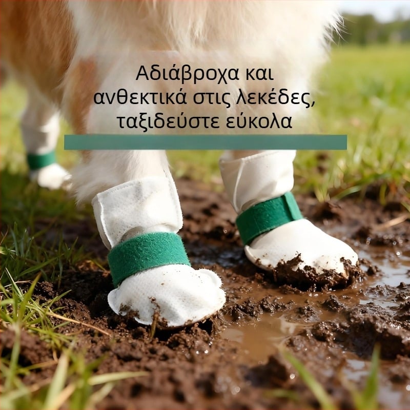 Προστατευτικά παπουτσιών κατοικίδιων, μίας χρήσης – μη υφαντό ύφασμα, μάρκα Friendly, καθολική χρήση