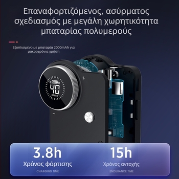 UV-902 Χωρίς ψήκτρες ηλεκτρικό τριβείο νυχιών με μεγάλη οθόνη και μεταλλικό σώμα