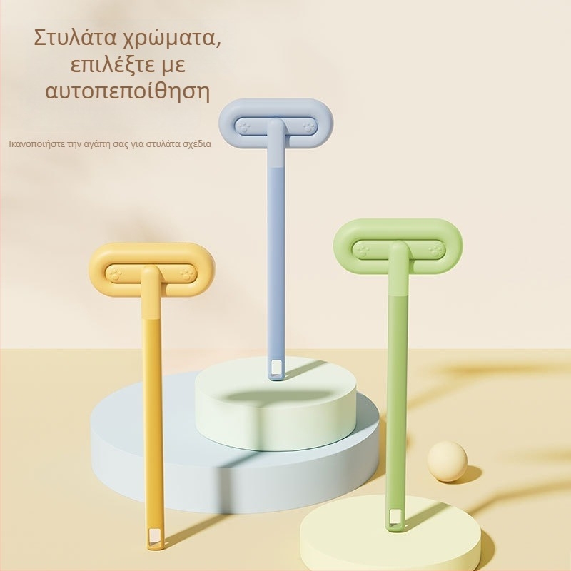 Εργαλείο αφαίρεσης τριχών από κατοικίδια, ABS υλικό, καμπύλη χτένα, κατάλληλο για μακρυμάλλες γάτες