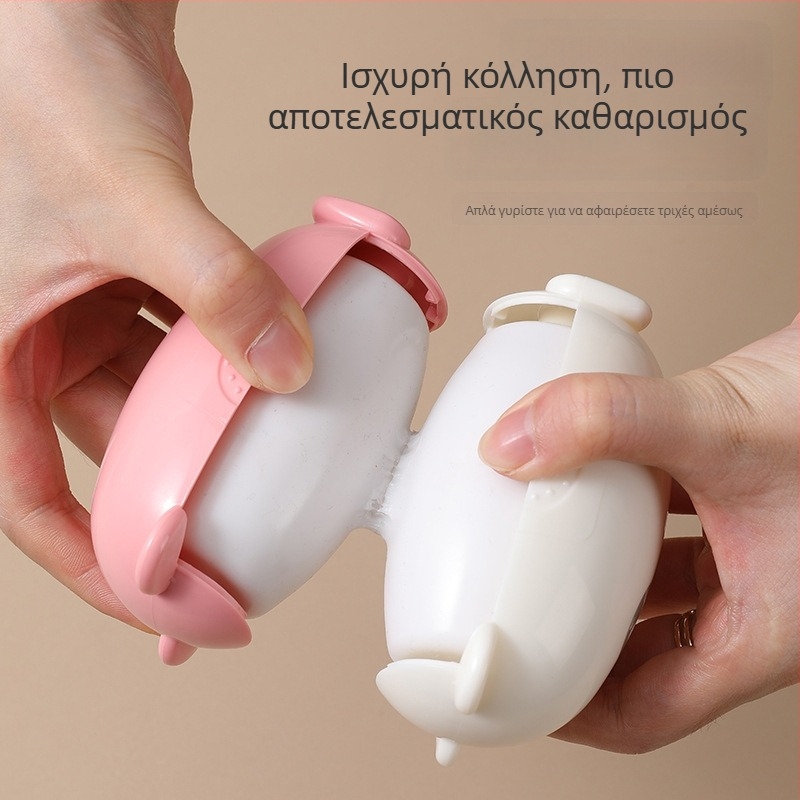 Απομακρυντής τρίχων κατοικίδιων – Οβάλ ρολό με σχέδιο κινούμένων σχεδίων, πλένεται, φορητός, από πλαστικό, μάρκα Youren, Καλοκαίρι 2024, μοντέρνο μινιμαλιστικό στυλ