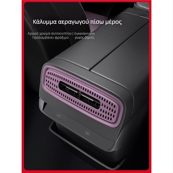 Κάλυμμα προστασίας πίσω από την έξοδο αερισμού για Xiaomi SU7 και κάλυμμα προστασίας της πίσω θύρας φόρτισης – αξεσουάρ εσωτερικής διαμόρφωσης, Liudu/six°