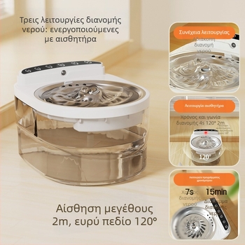 Znys-pp05 Διανομέας νερού για γάτες και σκύλους, αποσπώμενο, χωρητικότητα 1500–3000 ml, βάρος 535 g