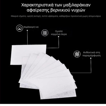 Πετσέτα αφαίρεσης βερνικιού νυχιών, χωρίς ίνες, παχύτερη, σκληρή, 20 τεμάχια, Καταγωγή: Zhejiang, Υλικό: Άλλο